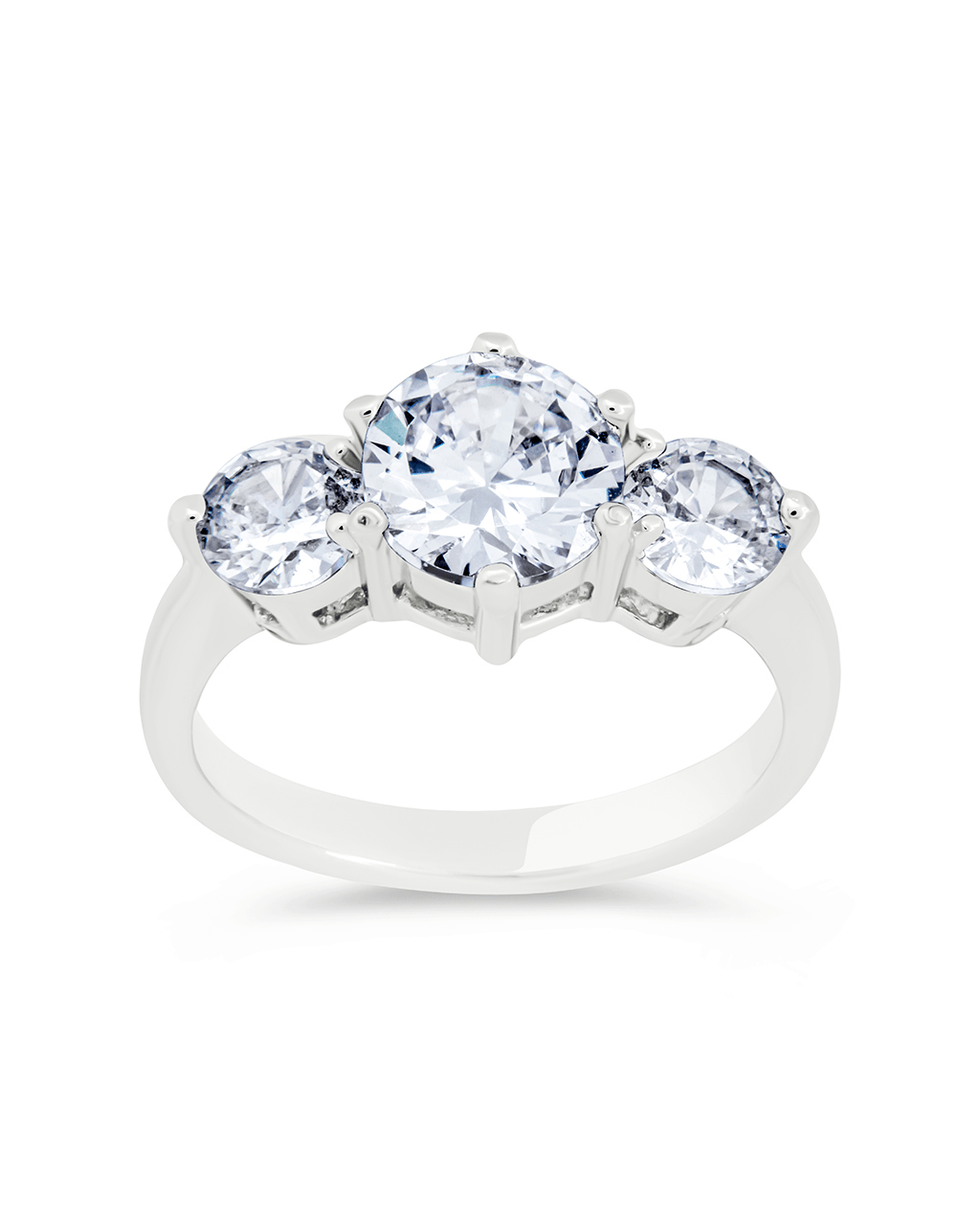 Nia CZ Round Ring