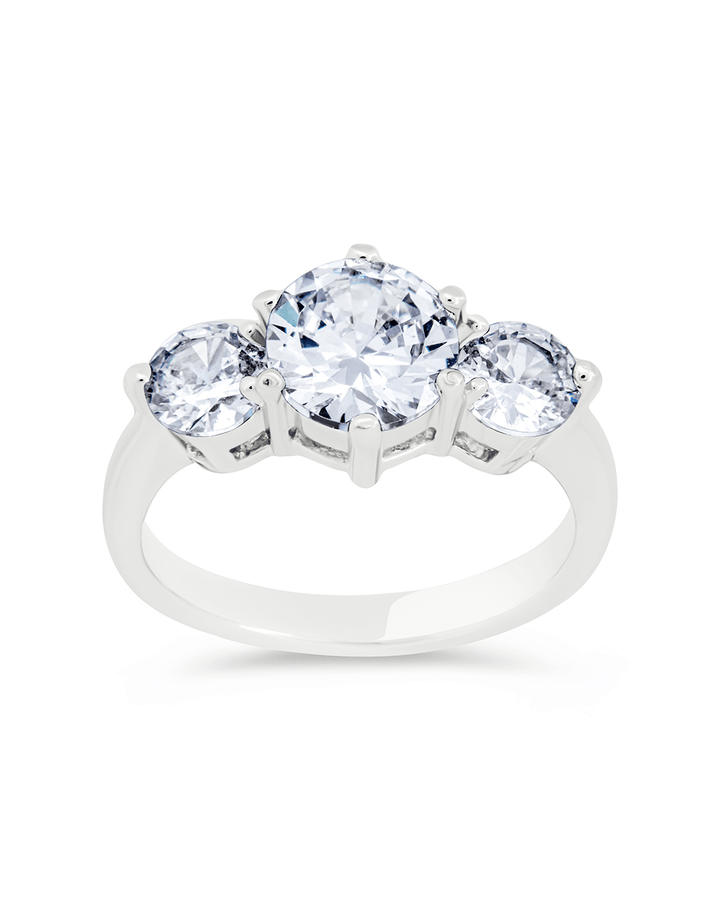 Nia CZ Round Ring