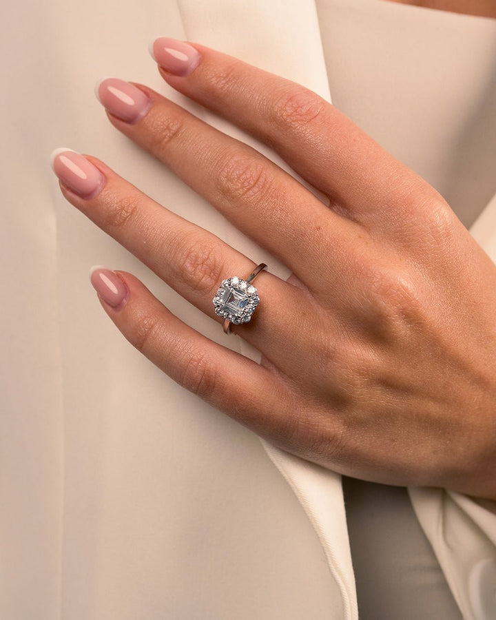 Shaina CZ Cushion Ring
