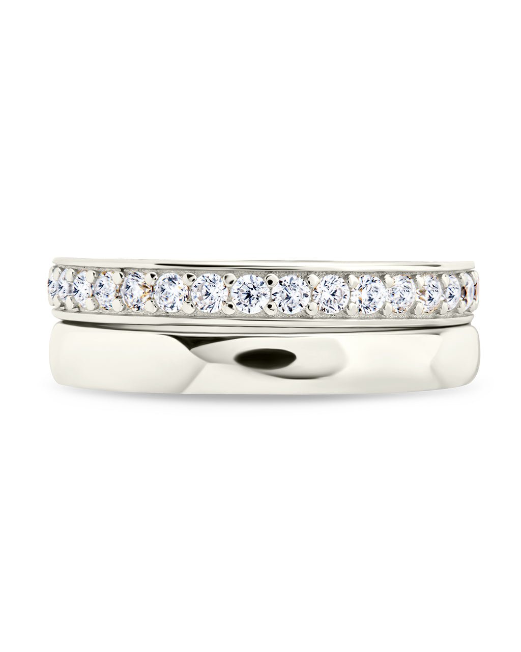 Jackie CZ Stacking Ring Set of 2