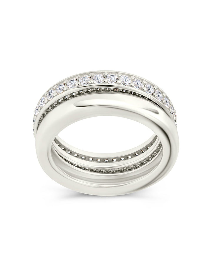 Jackie CZ Stacking Ring Set of 2