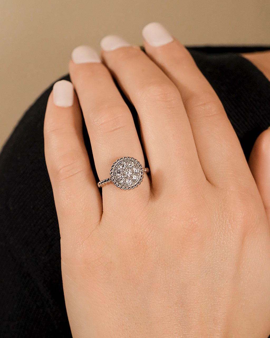 Casey CZ Circle Ring