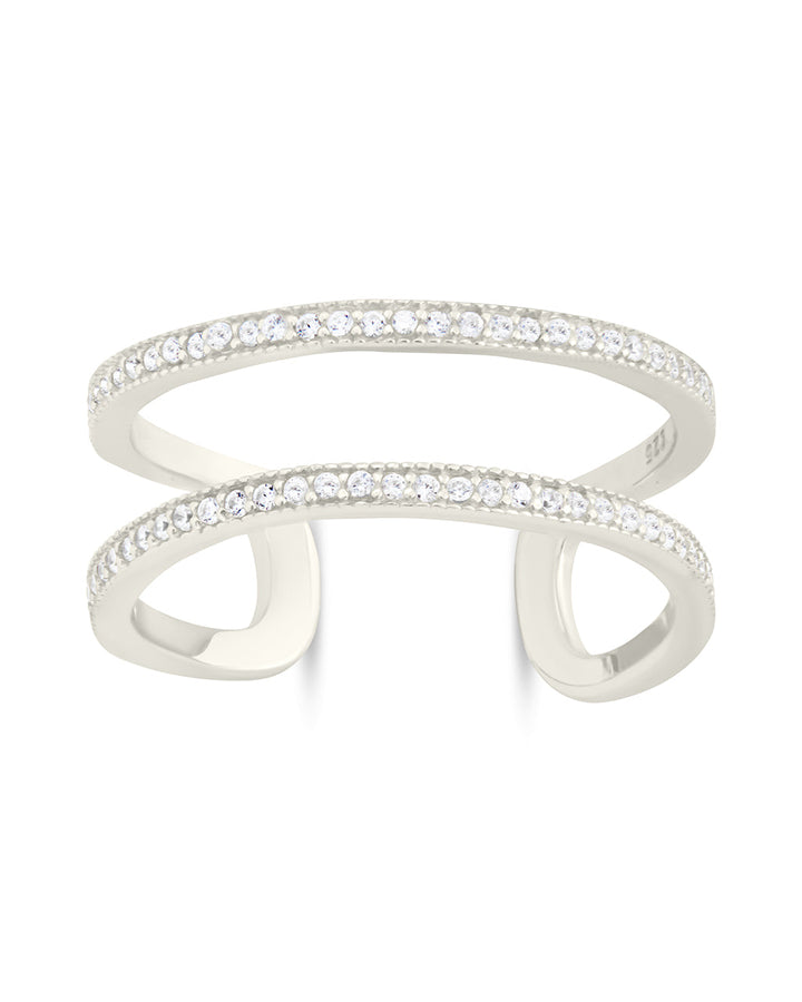 Wendy CZ Stacking Open Band Ring