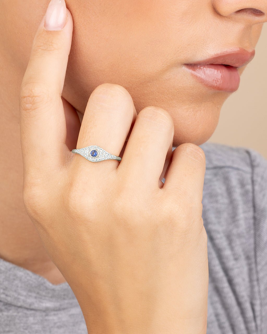 Mozzie Evil Eye Ring