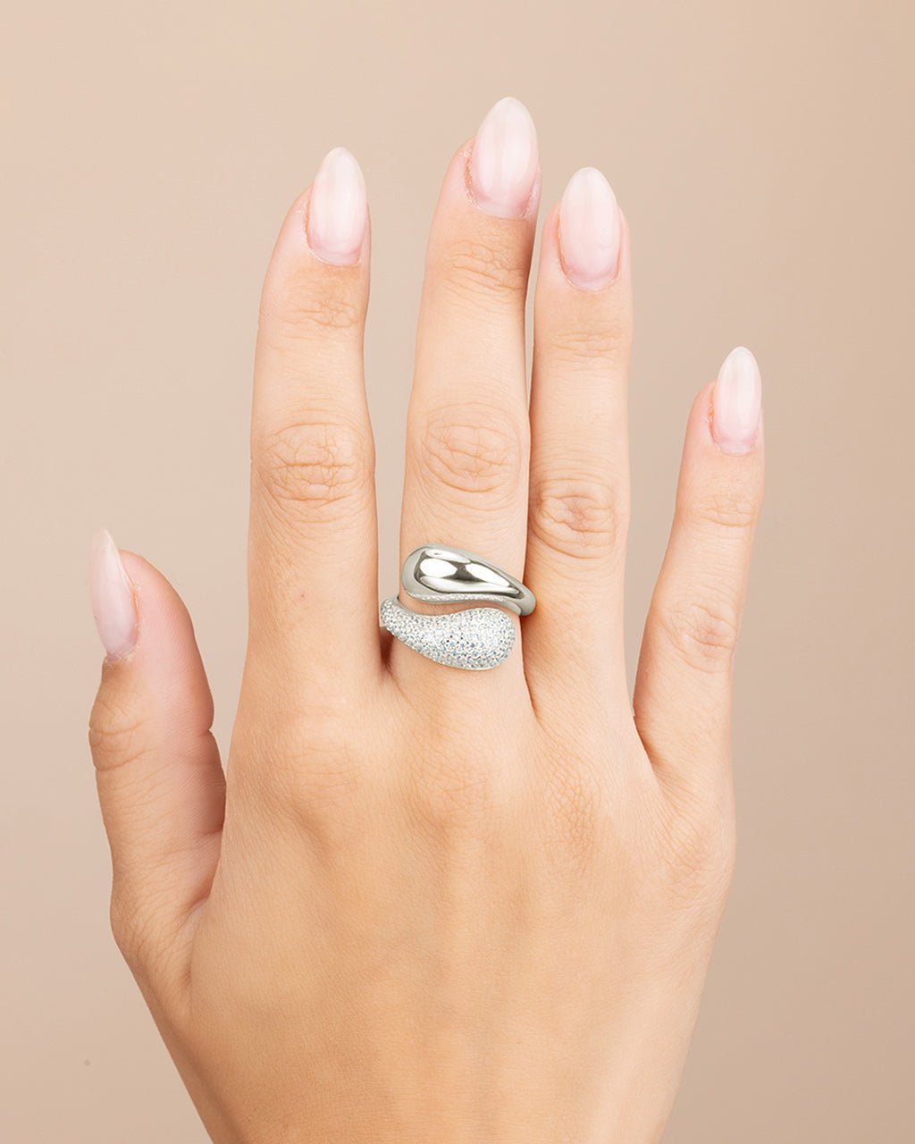 Cecilia CZ Open Ring