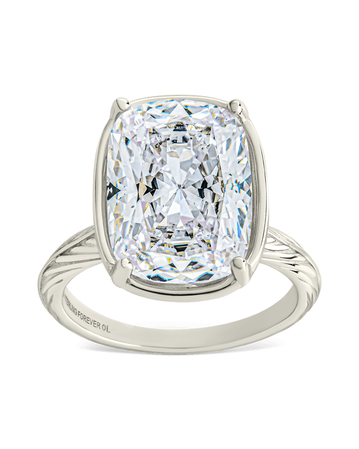 Elongated Cushion Cocktail Ring 4ct & 8ct