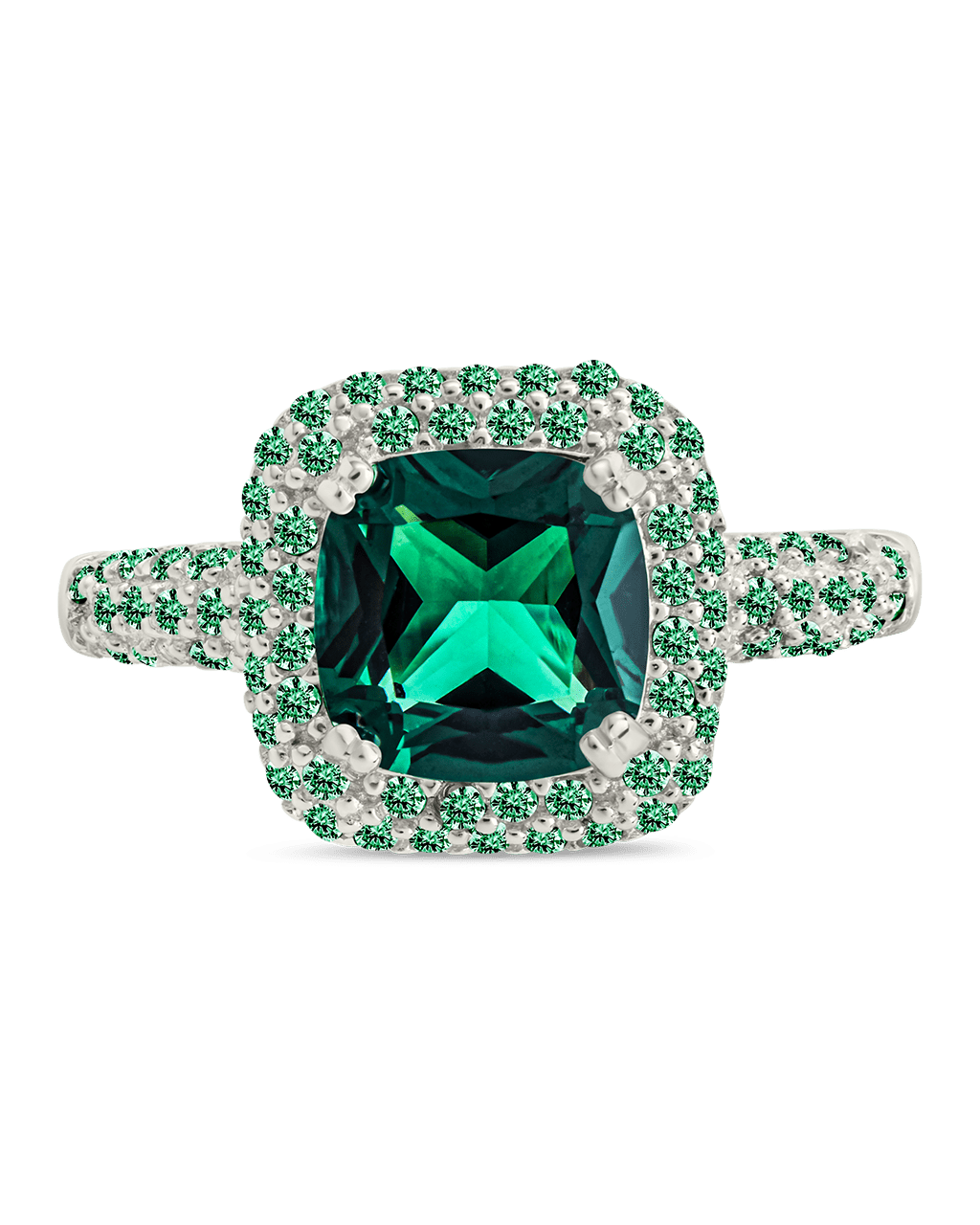 Emerald CZ Legacy Ring