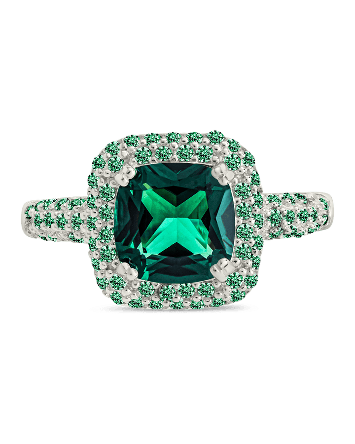 Emerald CZ Legacy Ring