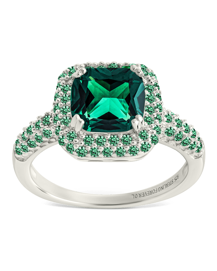 Emerald CZ Legacy Ring