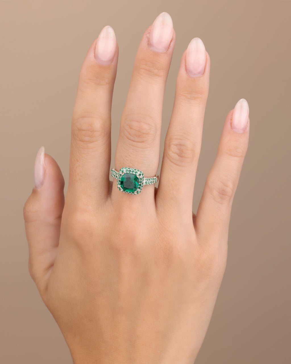 Emerald CZ Legacy Ring