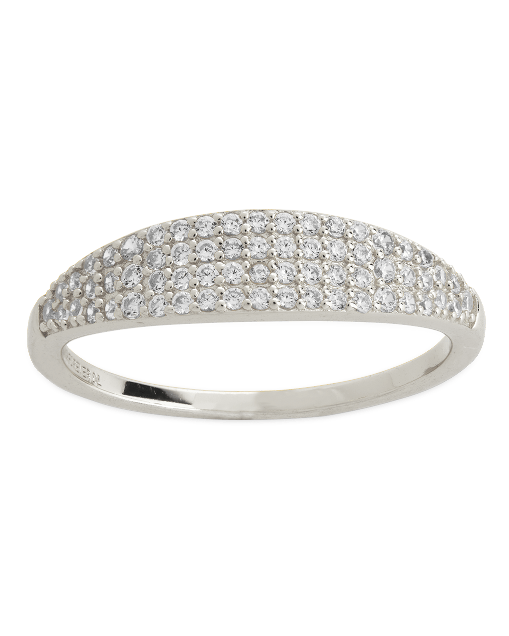Pave Signet Ring