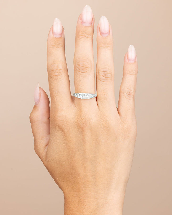 Pave Signet Ring