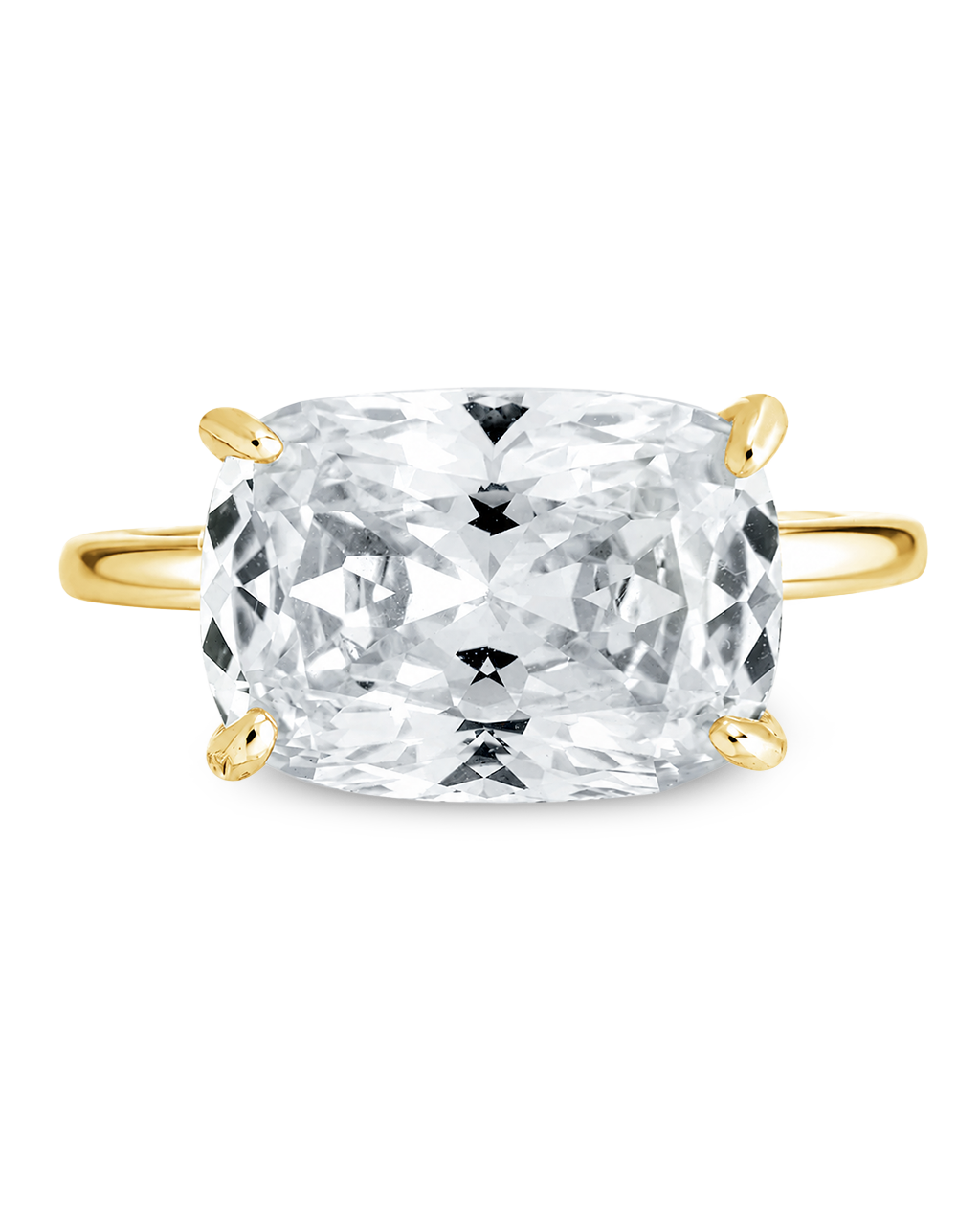 Cushion East-West Ring