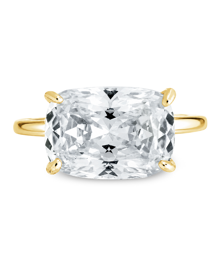 Cushion East-West Ring