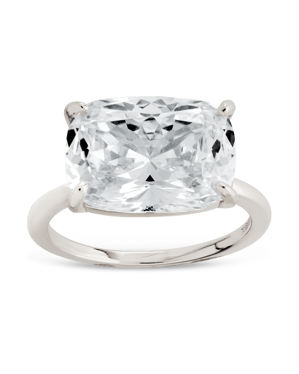 Cushion East-West Ring