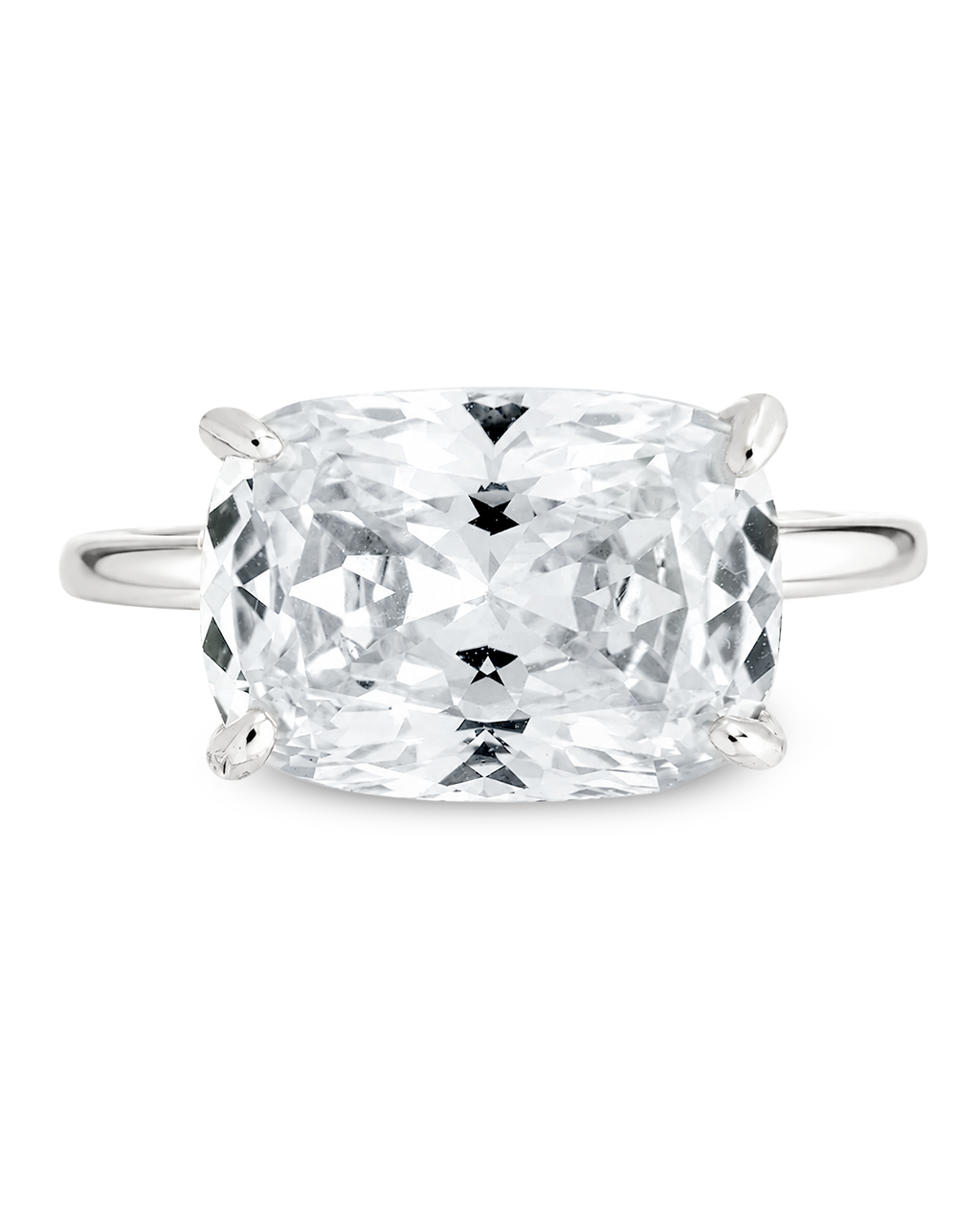 Cushion East-West Ring