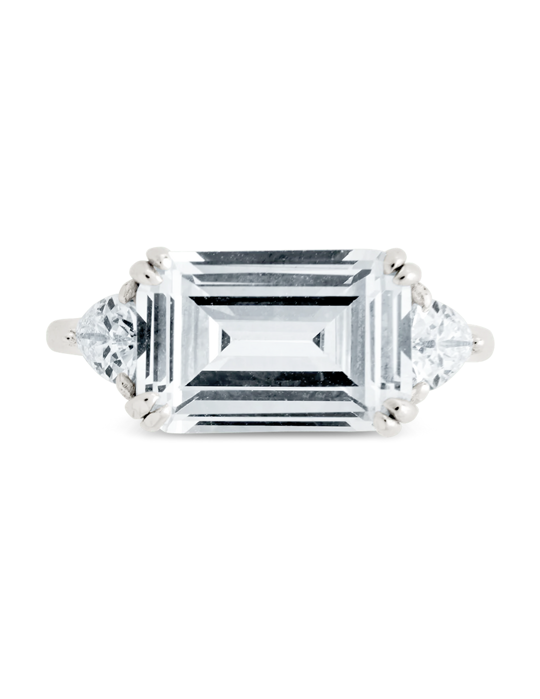 Emerald & Trillion Ring