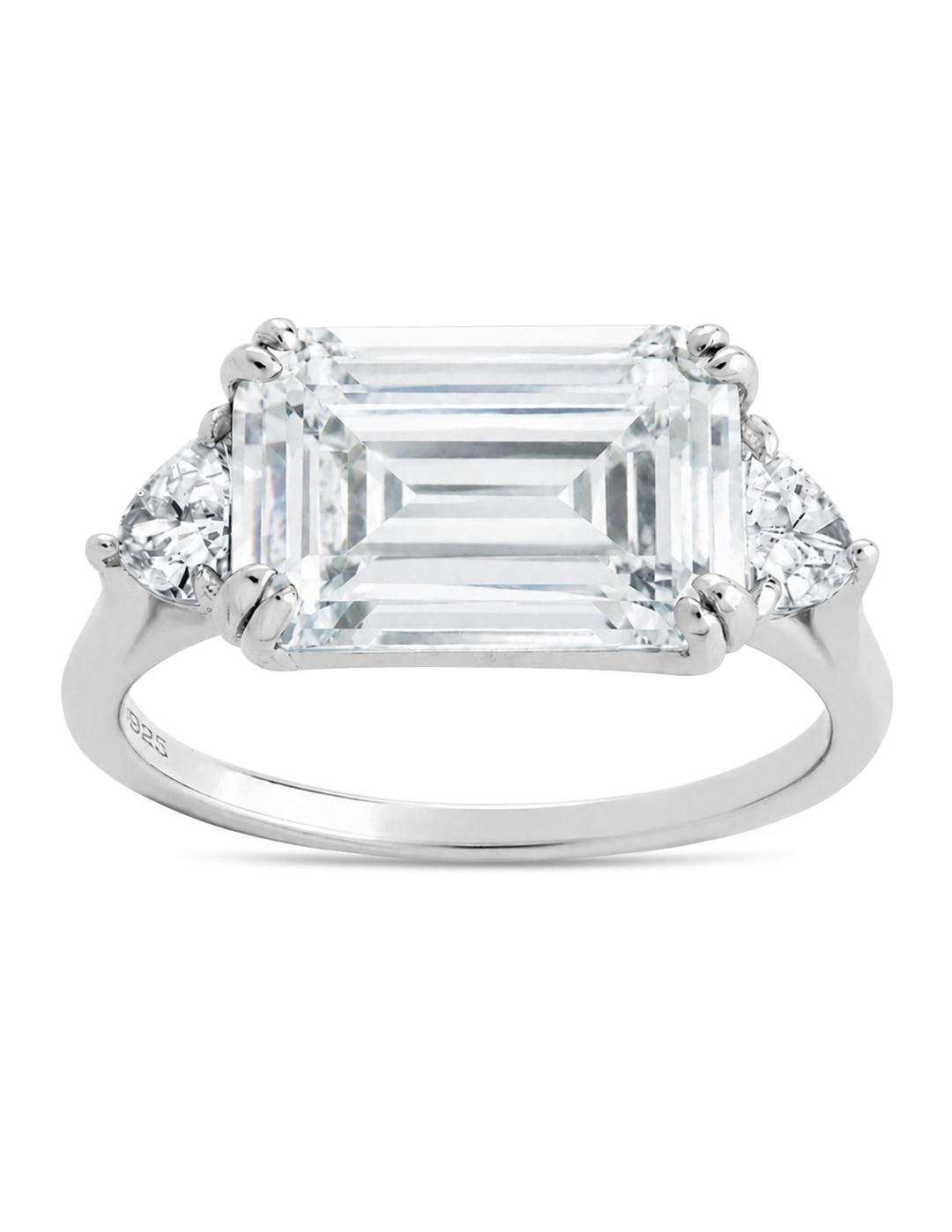 Emerald & Trillion Ring
