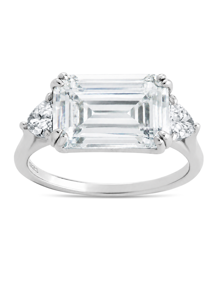 Emerald & Trillion Ring
