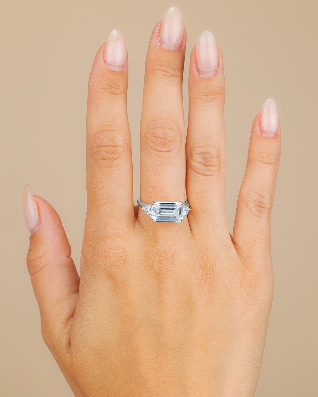 Emerald & Trillion Ring
