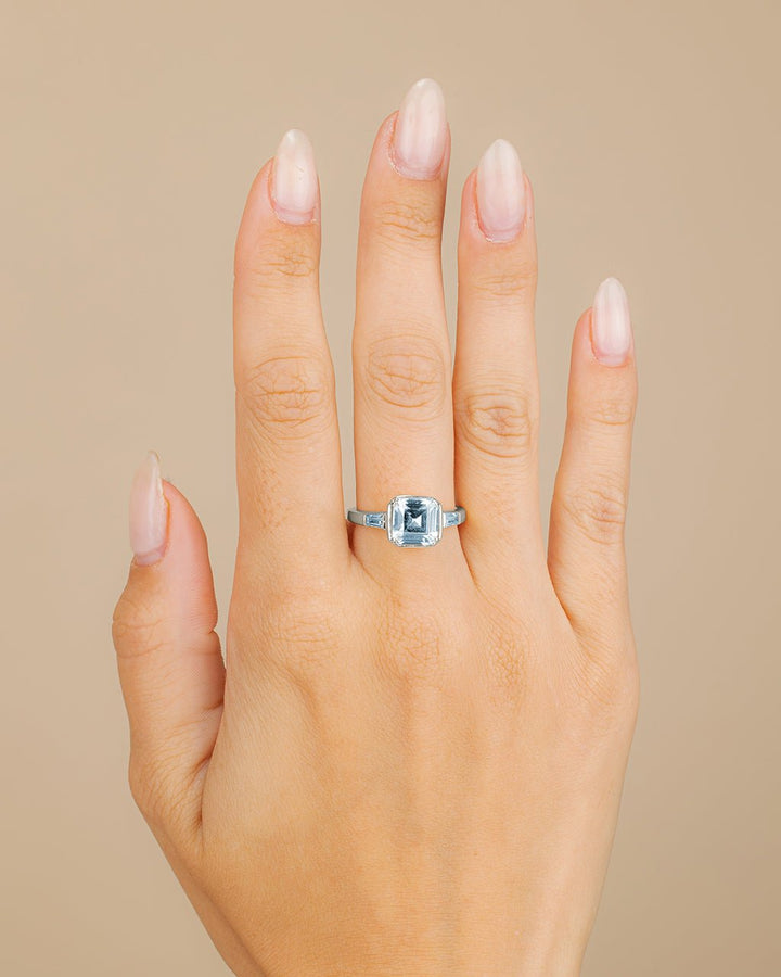 Asscher Baguette Ring