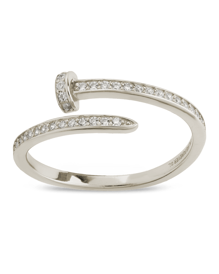 Journey Twisted Sparkle Wrap Ring
