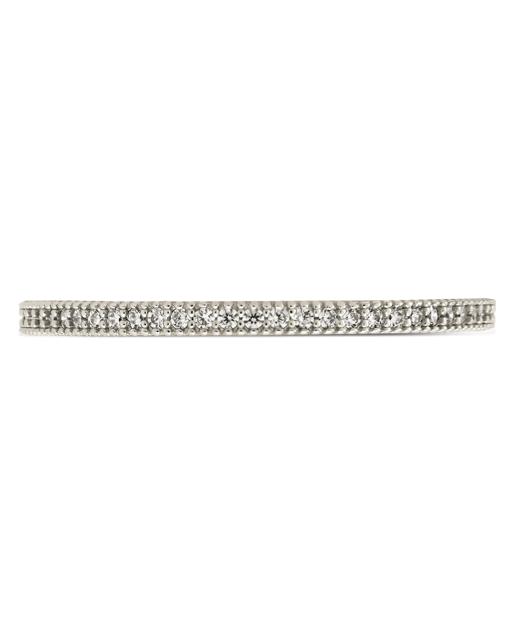 Thin CZ Band Ring