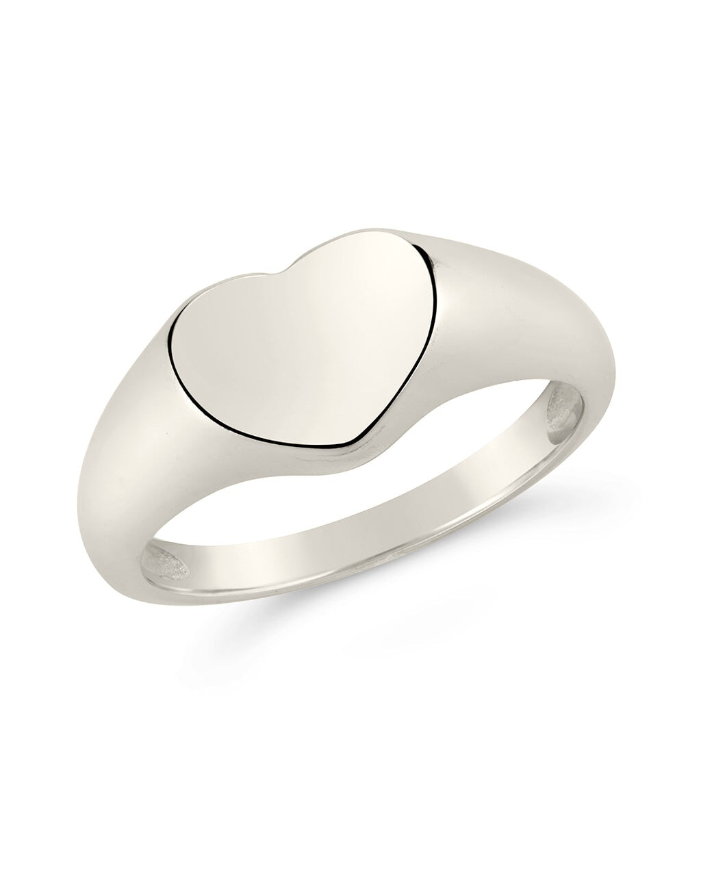 Cora Heart Signet Ring