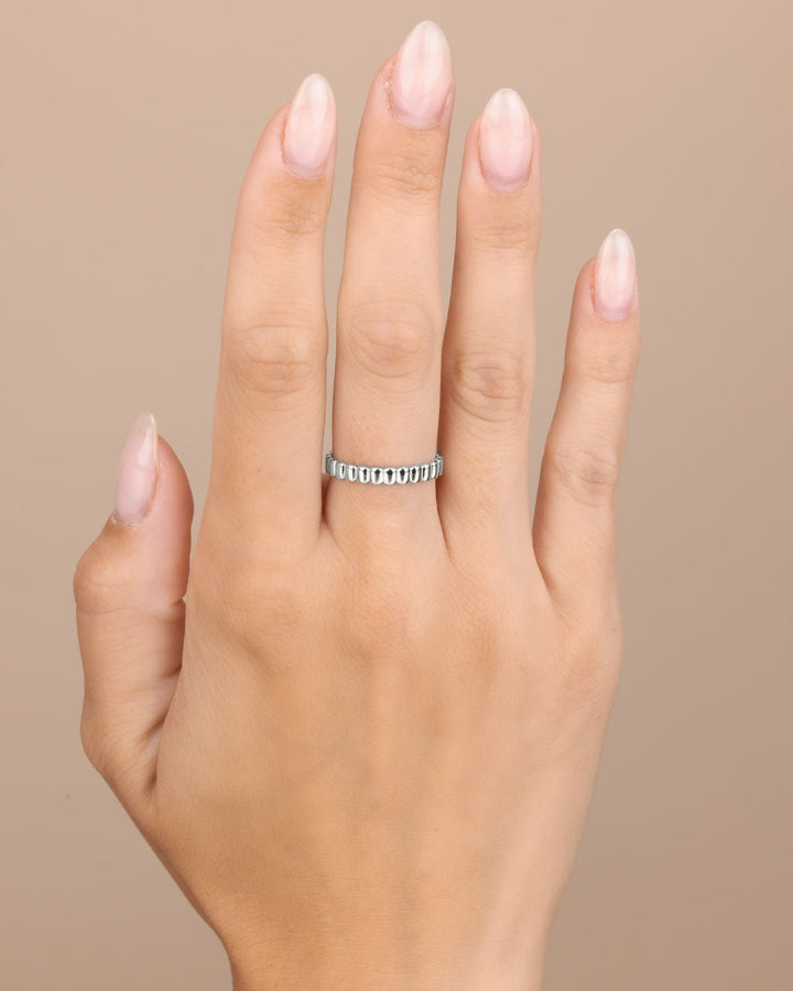 Stacey Textured Band Ring