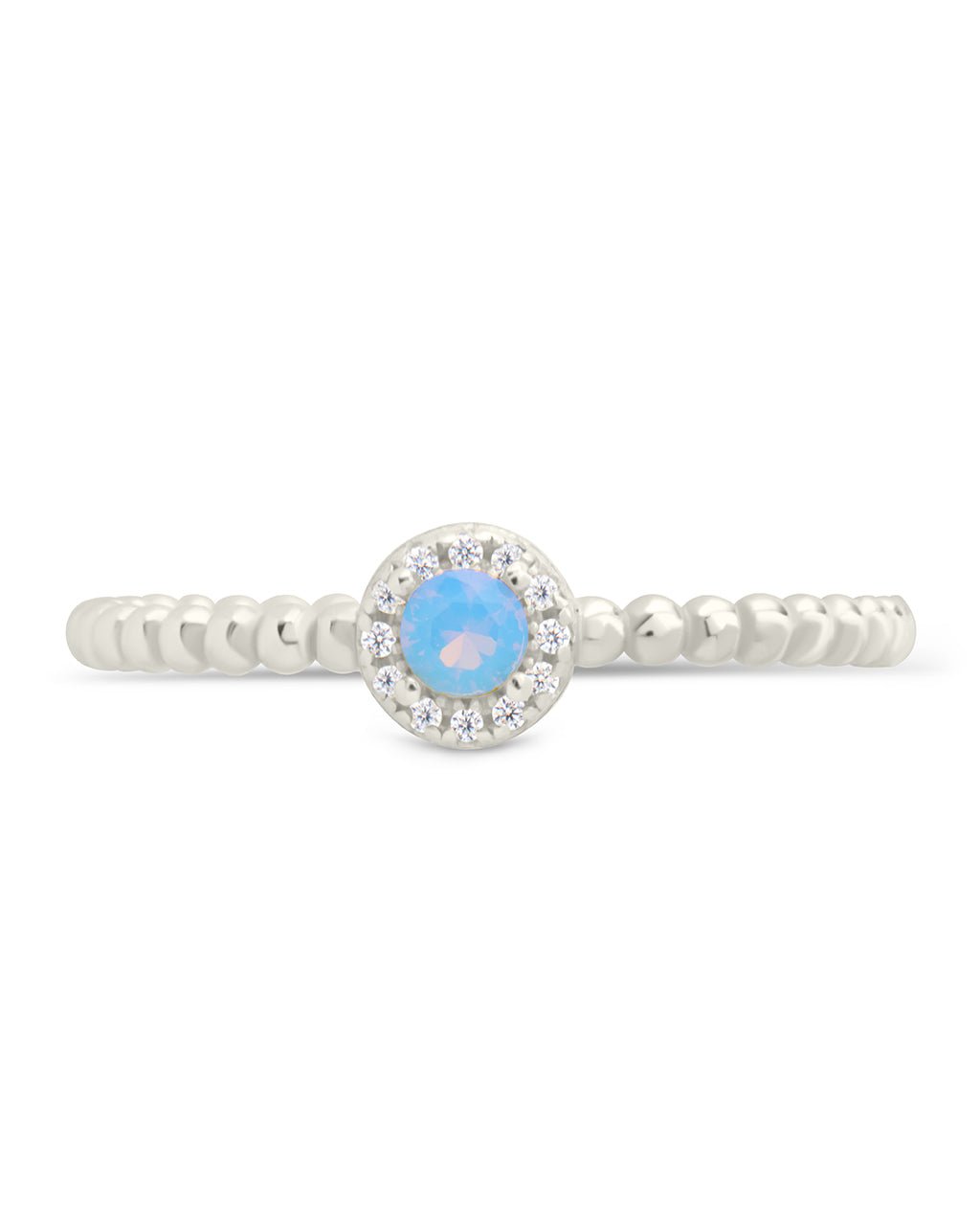Layla Opal Textured Ring