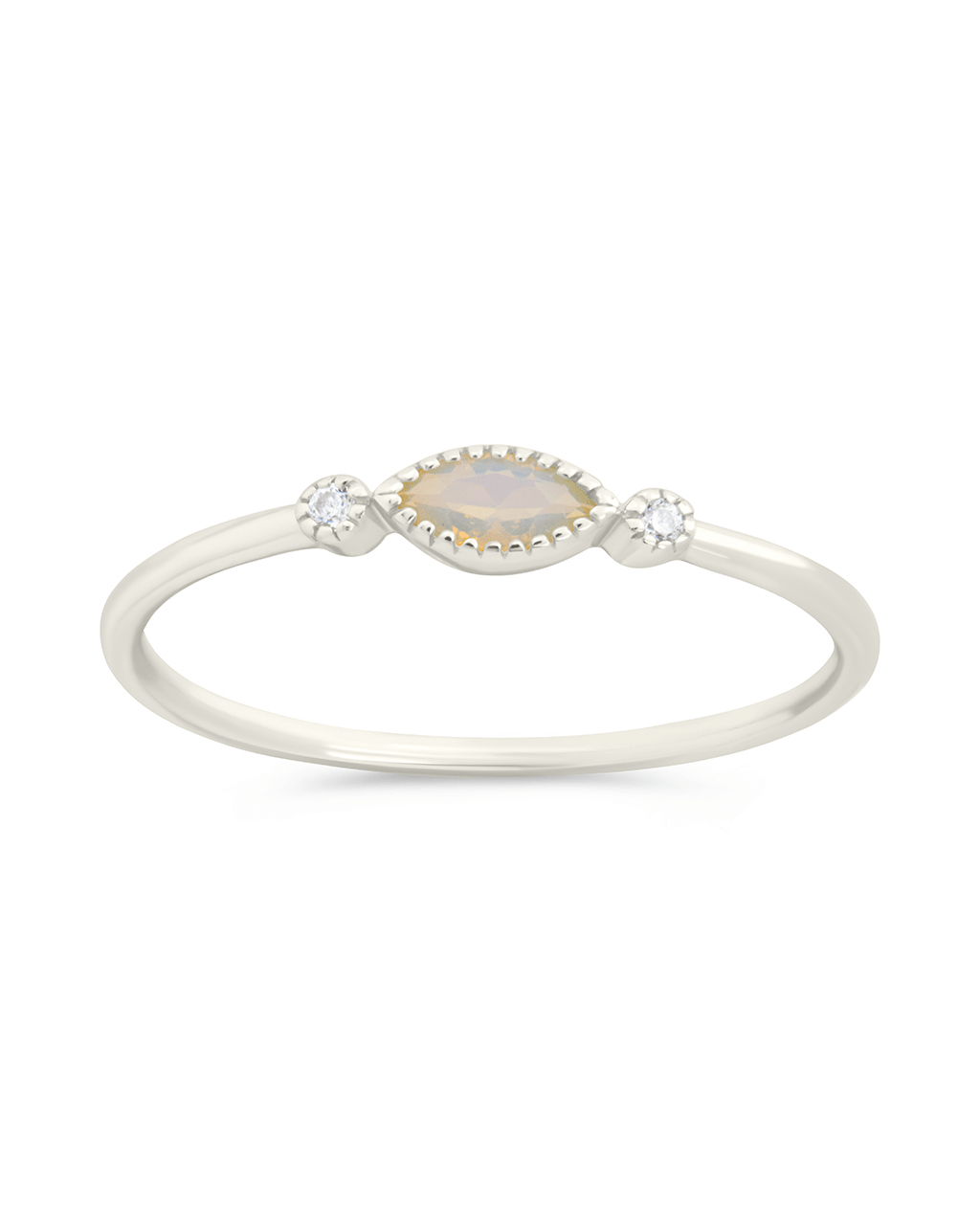 Karina CZ Mother of Pearl Ring