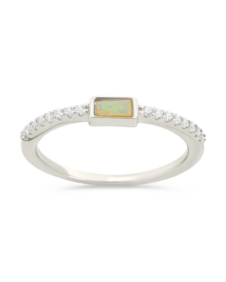 Corrine Opal & CZ Ring