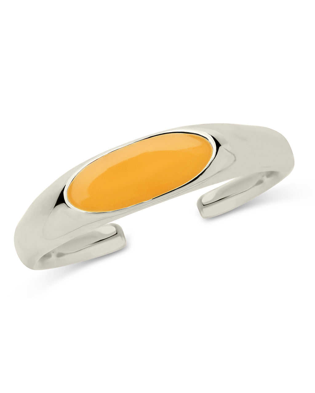 Enamel Open Signet Ring
