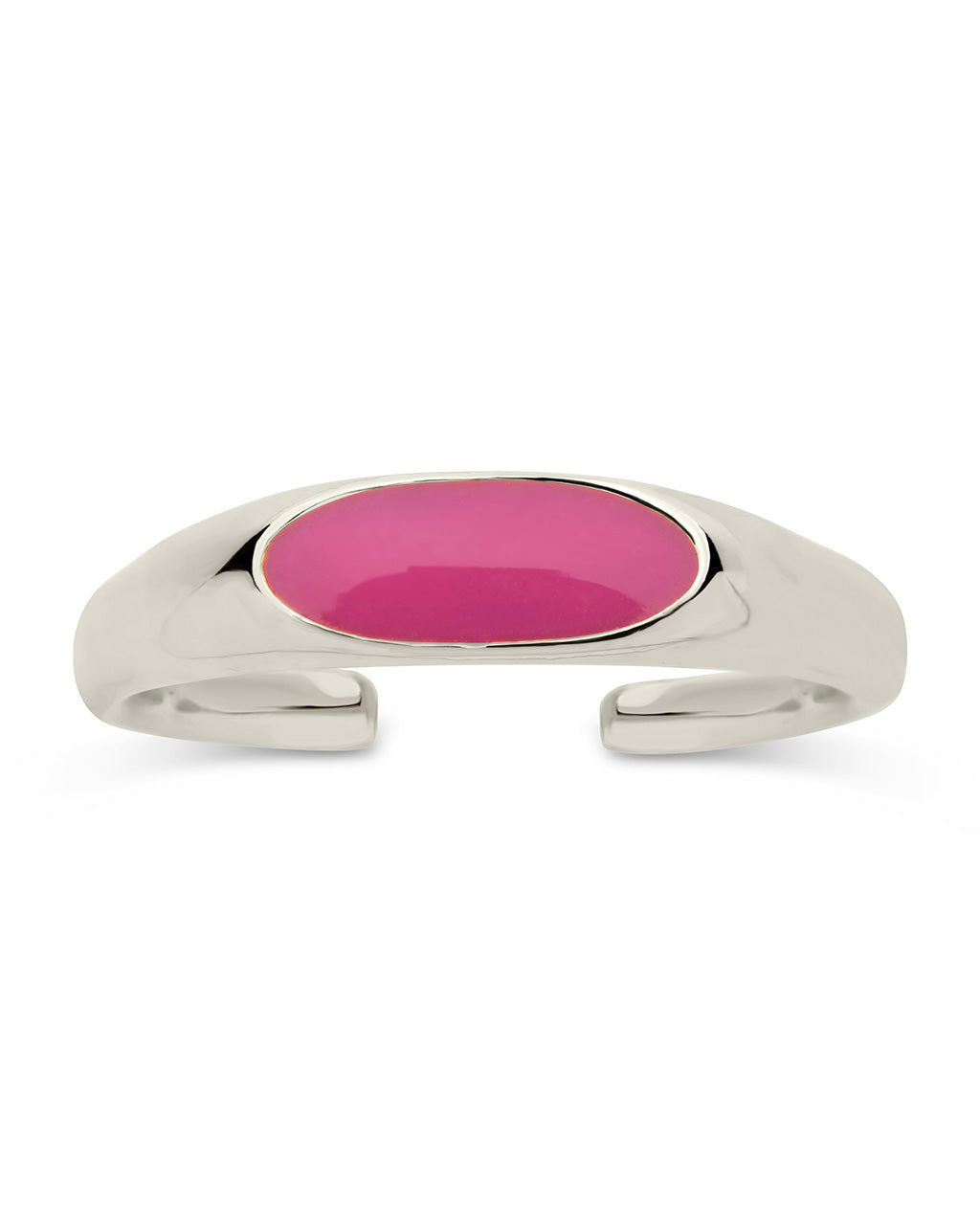 Enamel Open Signet Ring
