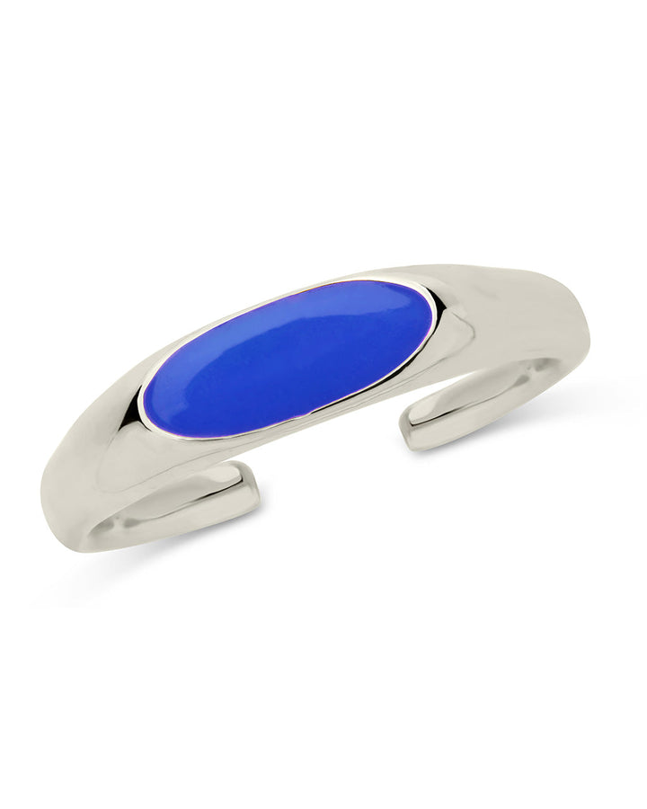 Enamel Open Signet Ring