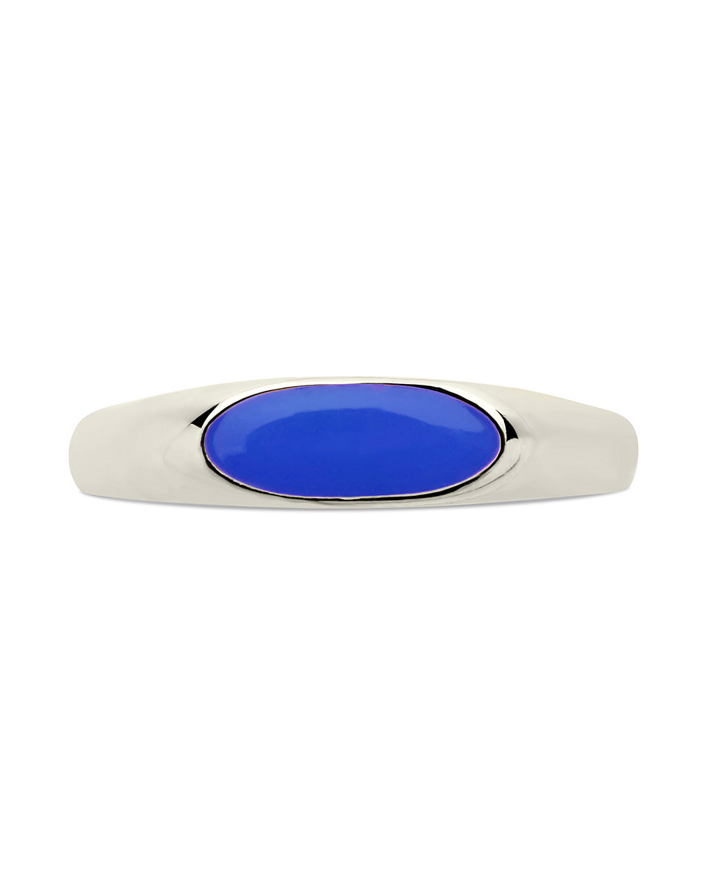 Enamel Open Signet Ring