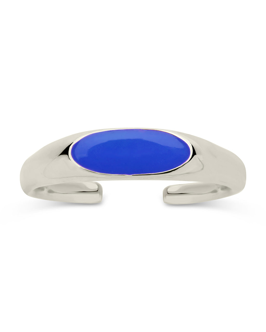 Enamel Open Signet Ring