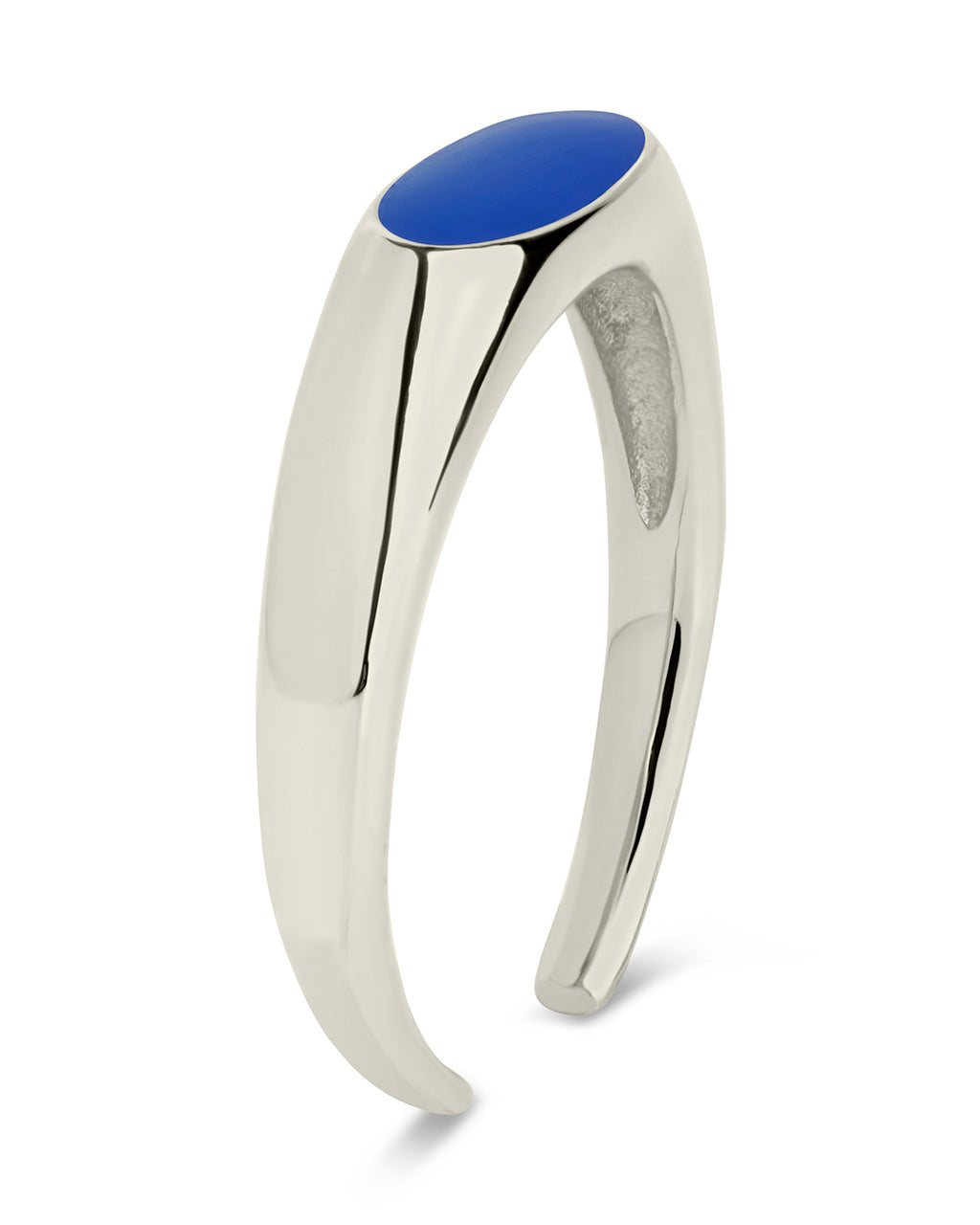Enamel Open Signet Ring