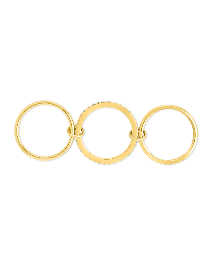Dominika CZ Link Stacking Ring