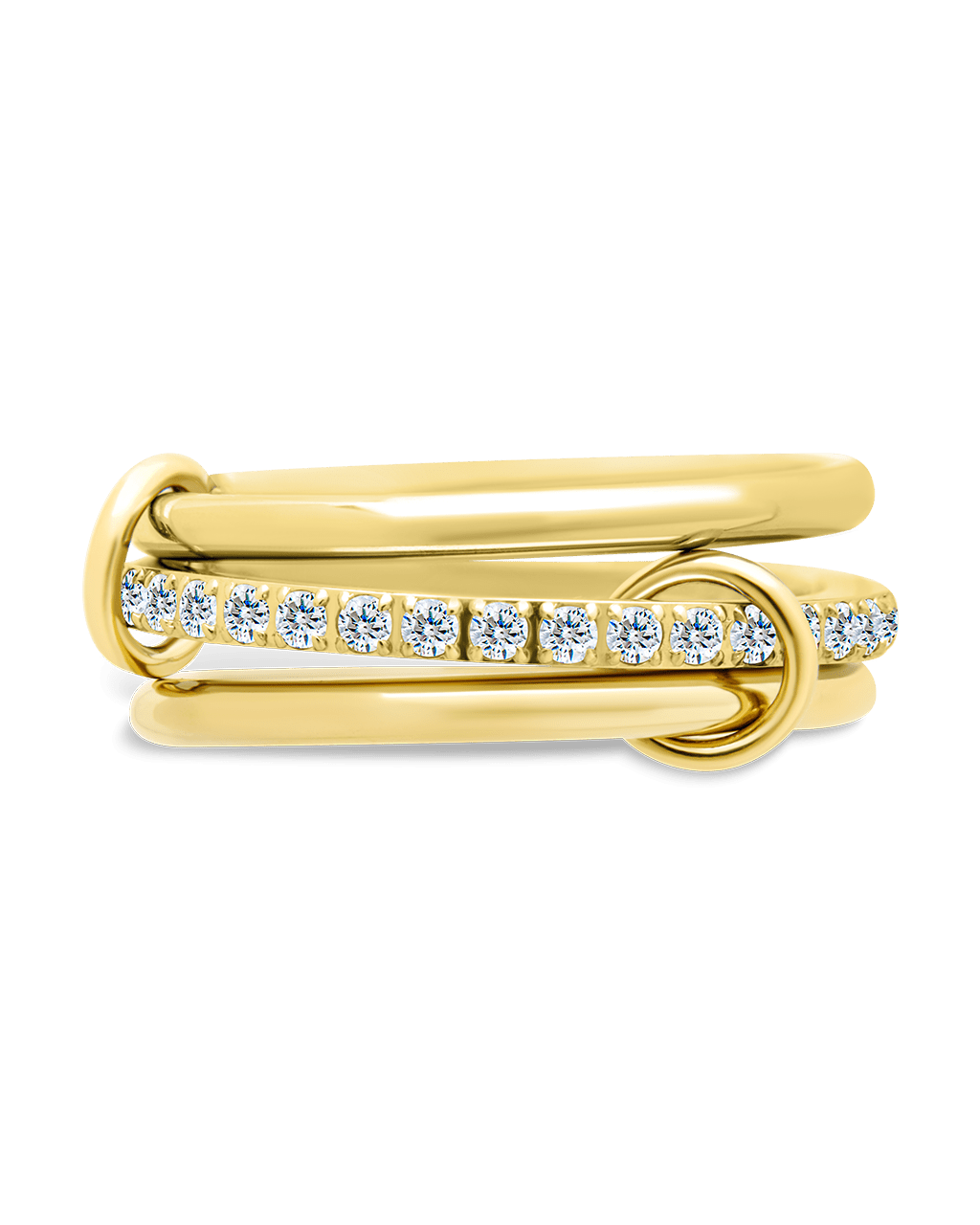 Dominika CZ Link Stacking Ring