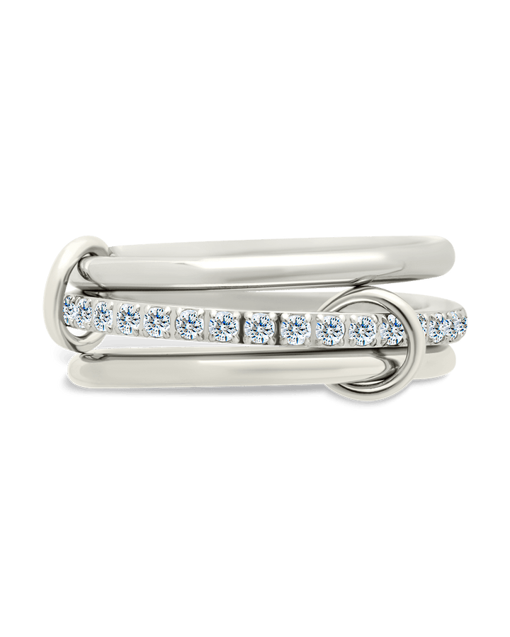 Dominika CZ Link Stacking Ring