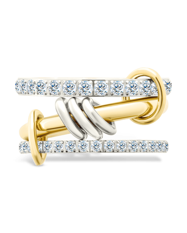 Birgitta CZ Link Stacking Ring
