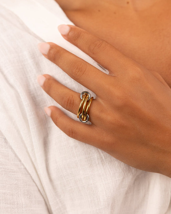 Jasmin Link Stacking Ring