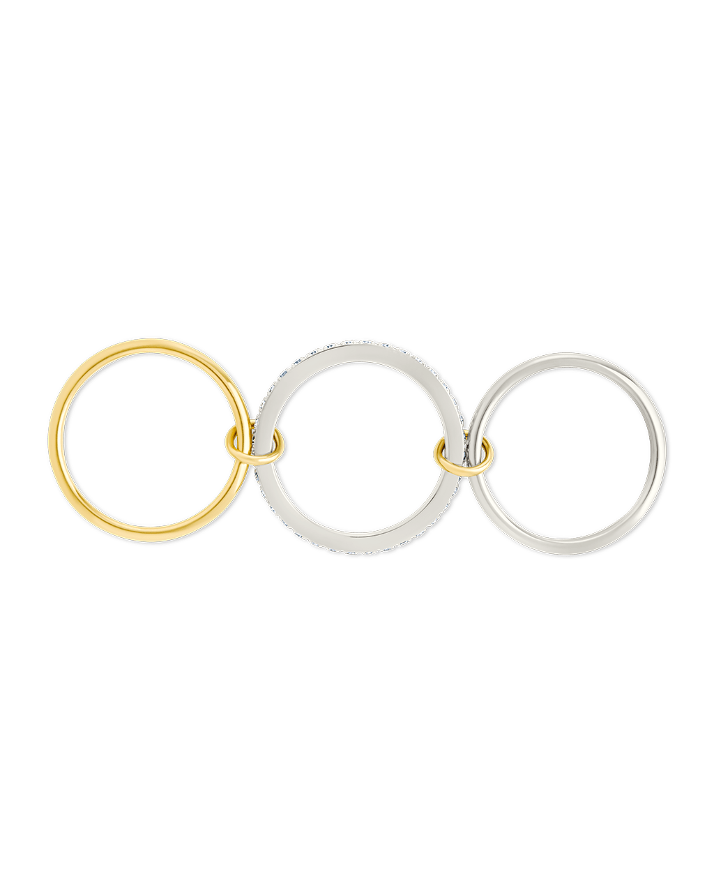 Dominika CZ Link Stacking Ring