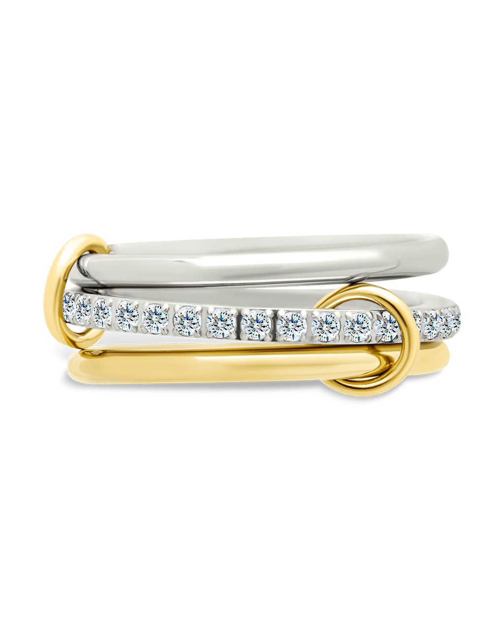 Dominika CZ Link Stacking Ring