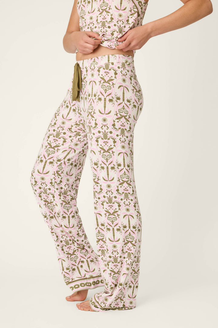 Déjà Vu Dreams Tiki Time Open Leg Pants