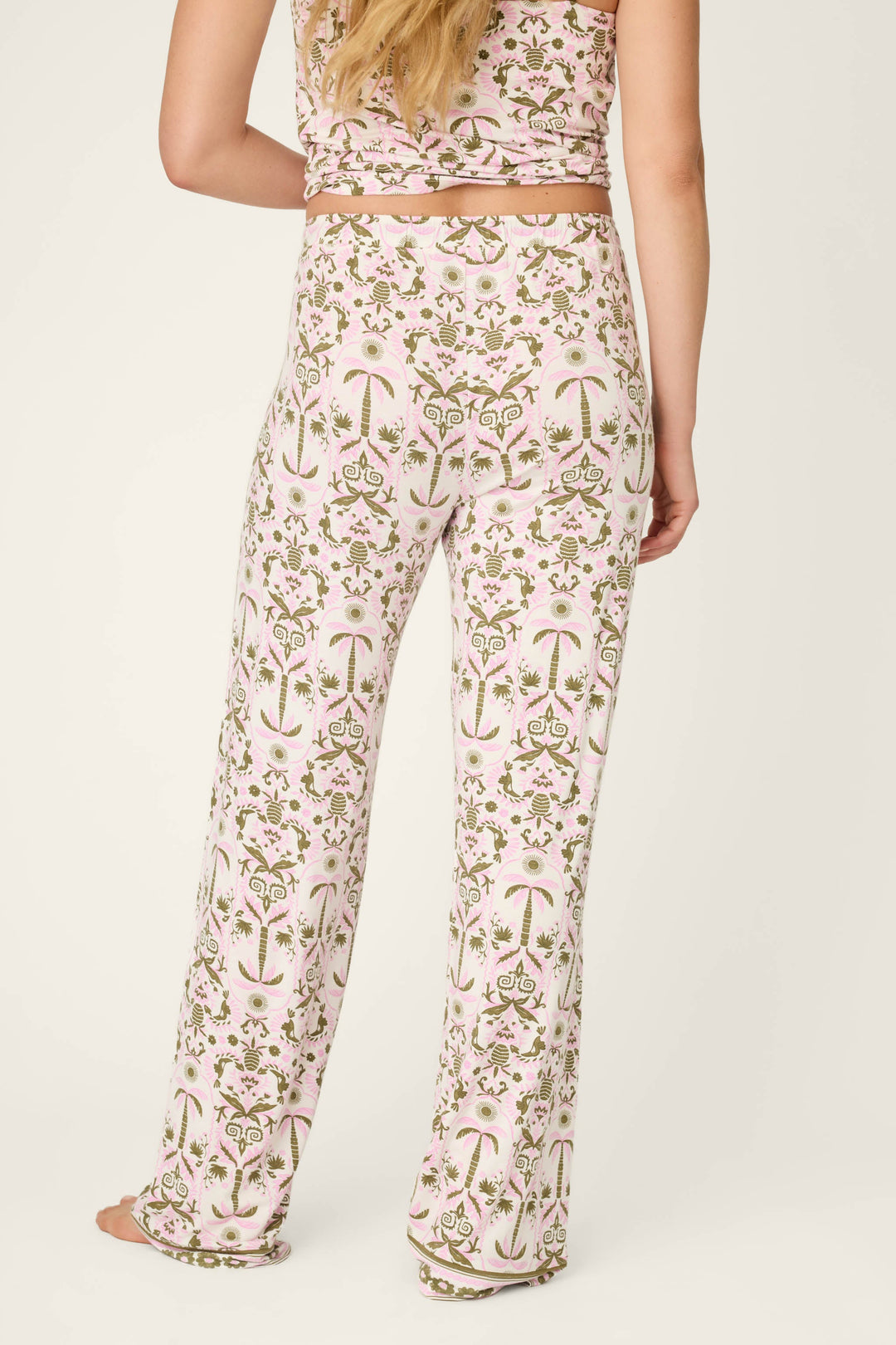 Déjà Vu Dreams Tiki Time Open Leg Pants