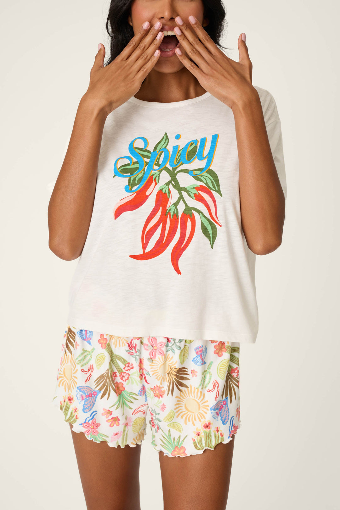 Feelin’ Prickly Spicy Chili Graphic T-Shirt
