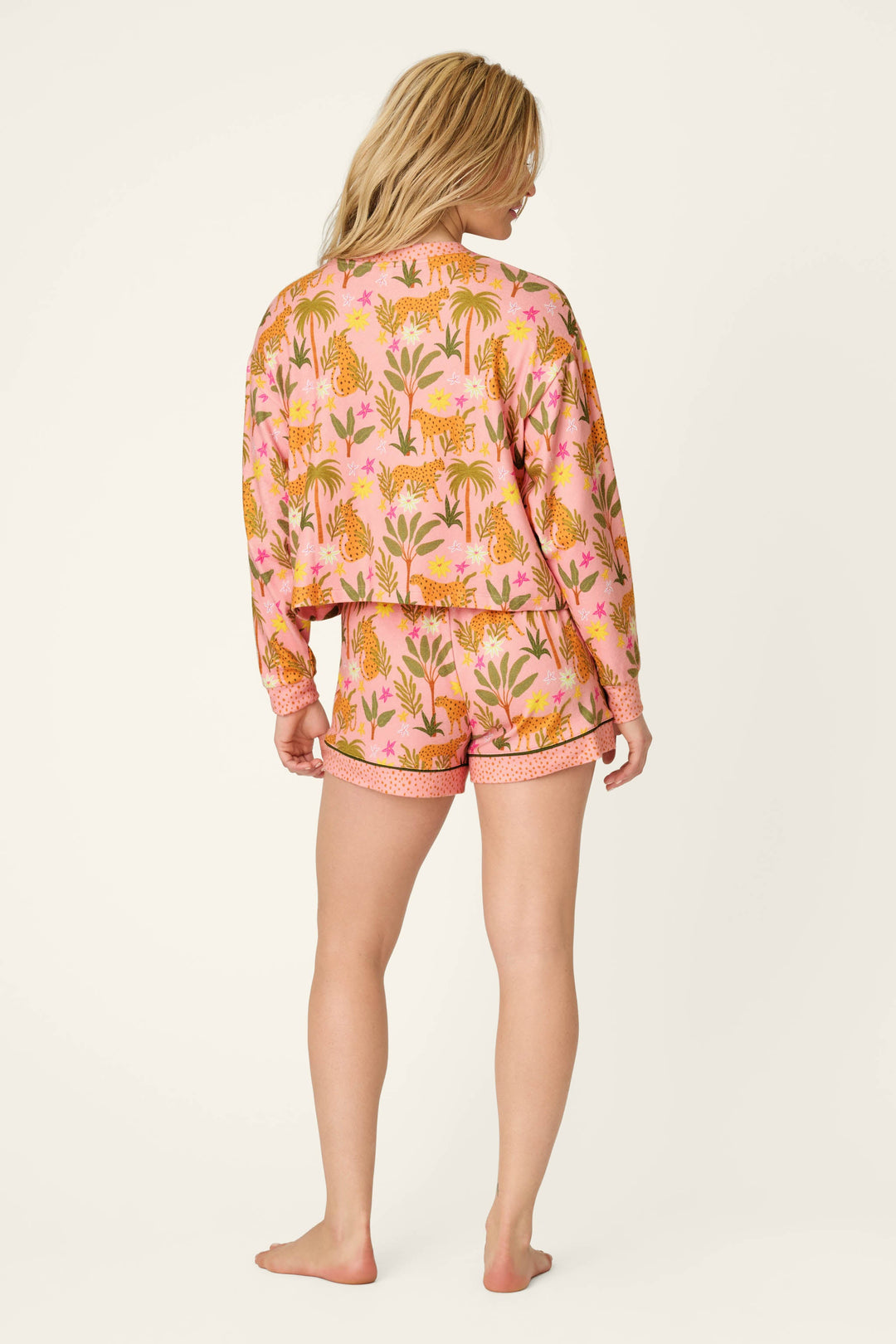 In the Jungle Leopard Safari Short PJ Set