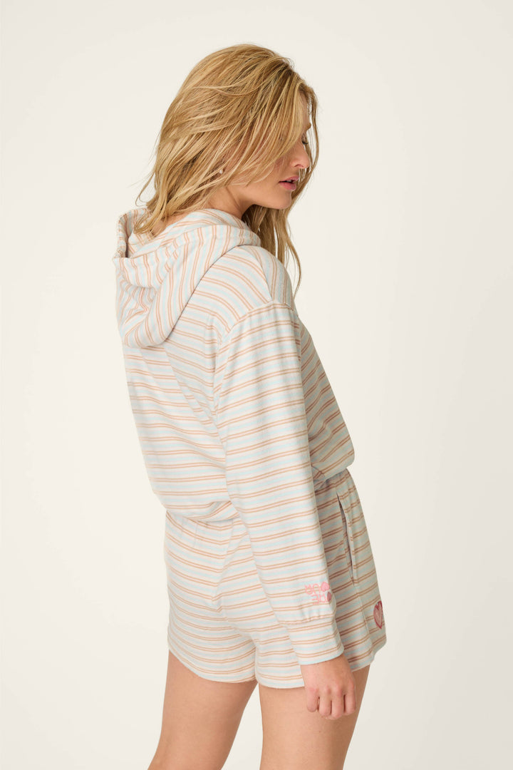 J'Adore Amour Sweetheart Stripes Hoodie